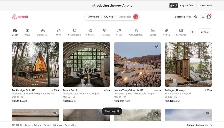 Airbnb Homepage Design